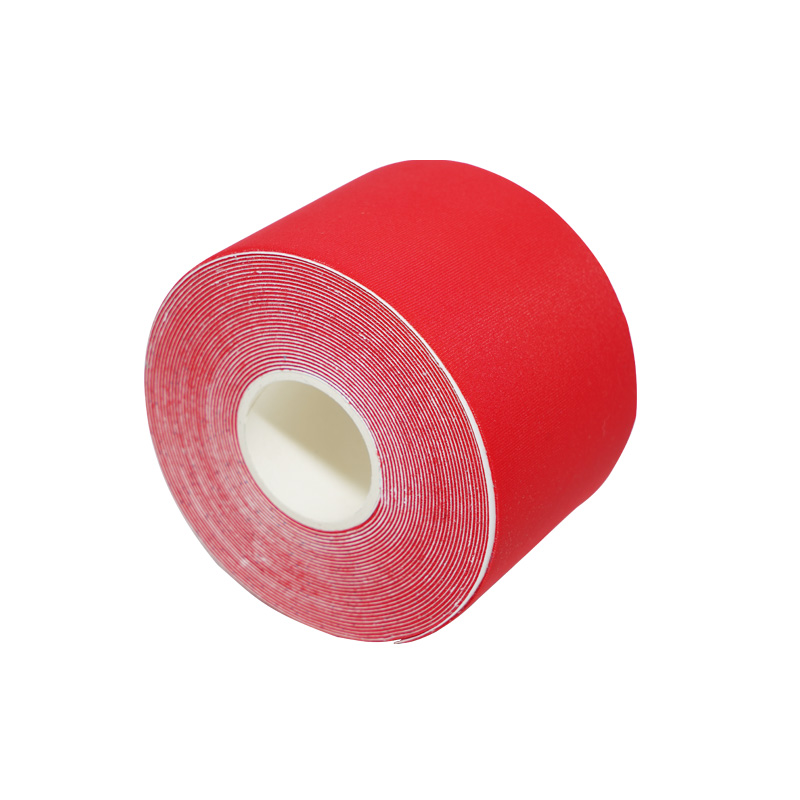 Miếng dán cơ đàn hồi bốn mặt bằng nylon màu đỏ Băng Kinesiology